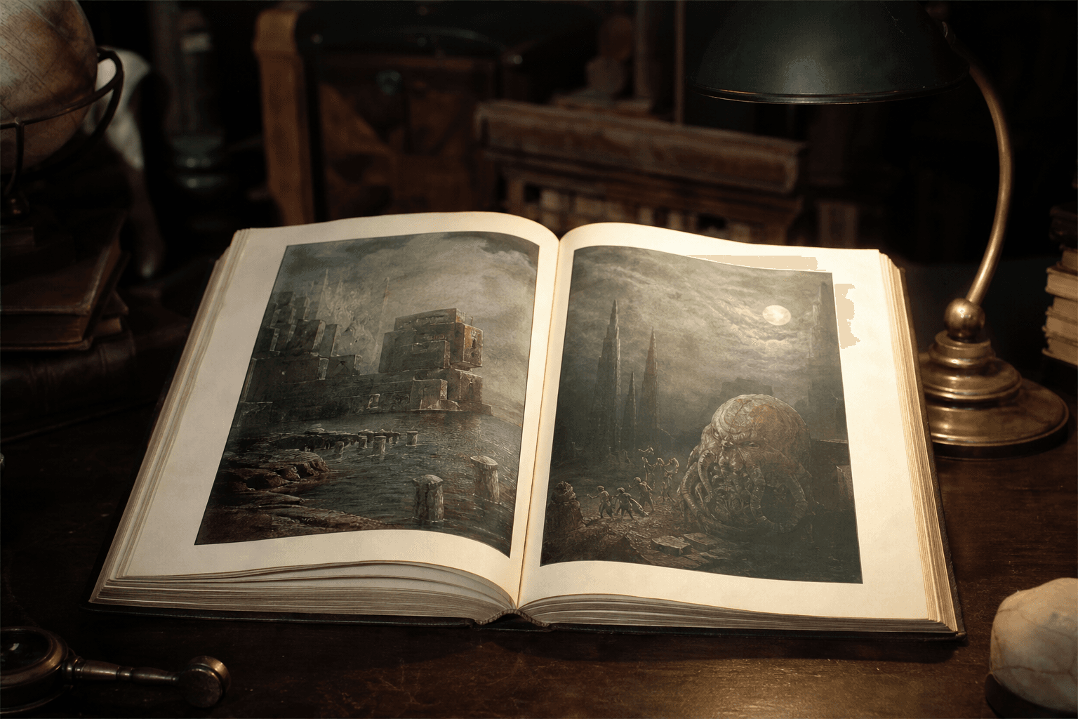 François Baranger - Illustrated Lovecraft Editions - Evidence 1 — Miskatonic Expedition archive dossier