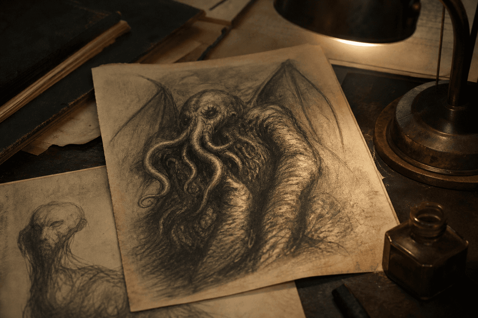 François Baranger - Illustrated Lovecraft Editions - Evidence 2 — Miskatonic Expedition archive dossier