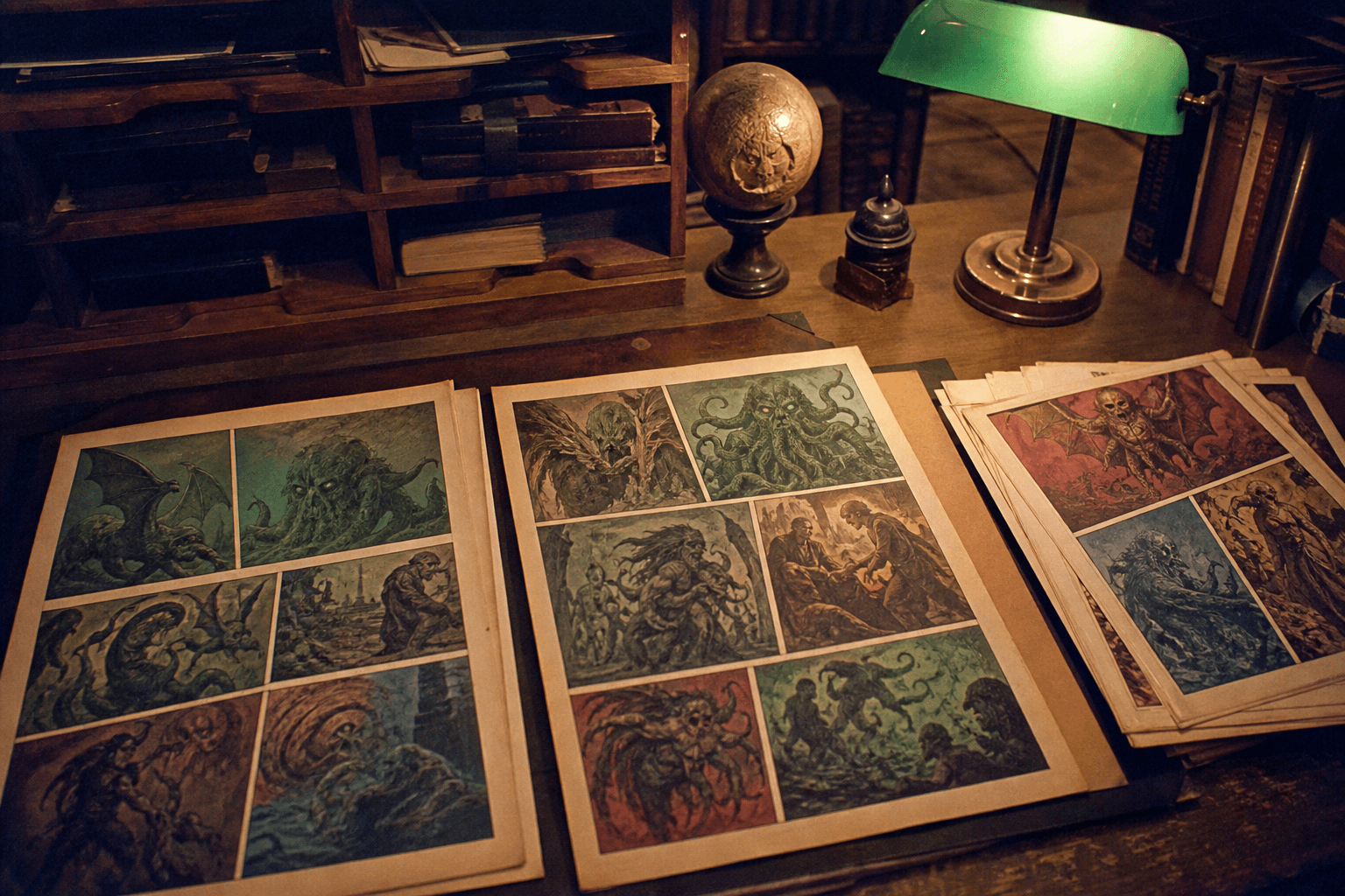 Lovecraft Comics & Graphic Novels - Evidence 1 — Miskatonic Expedition archive dossier