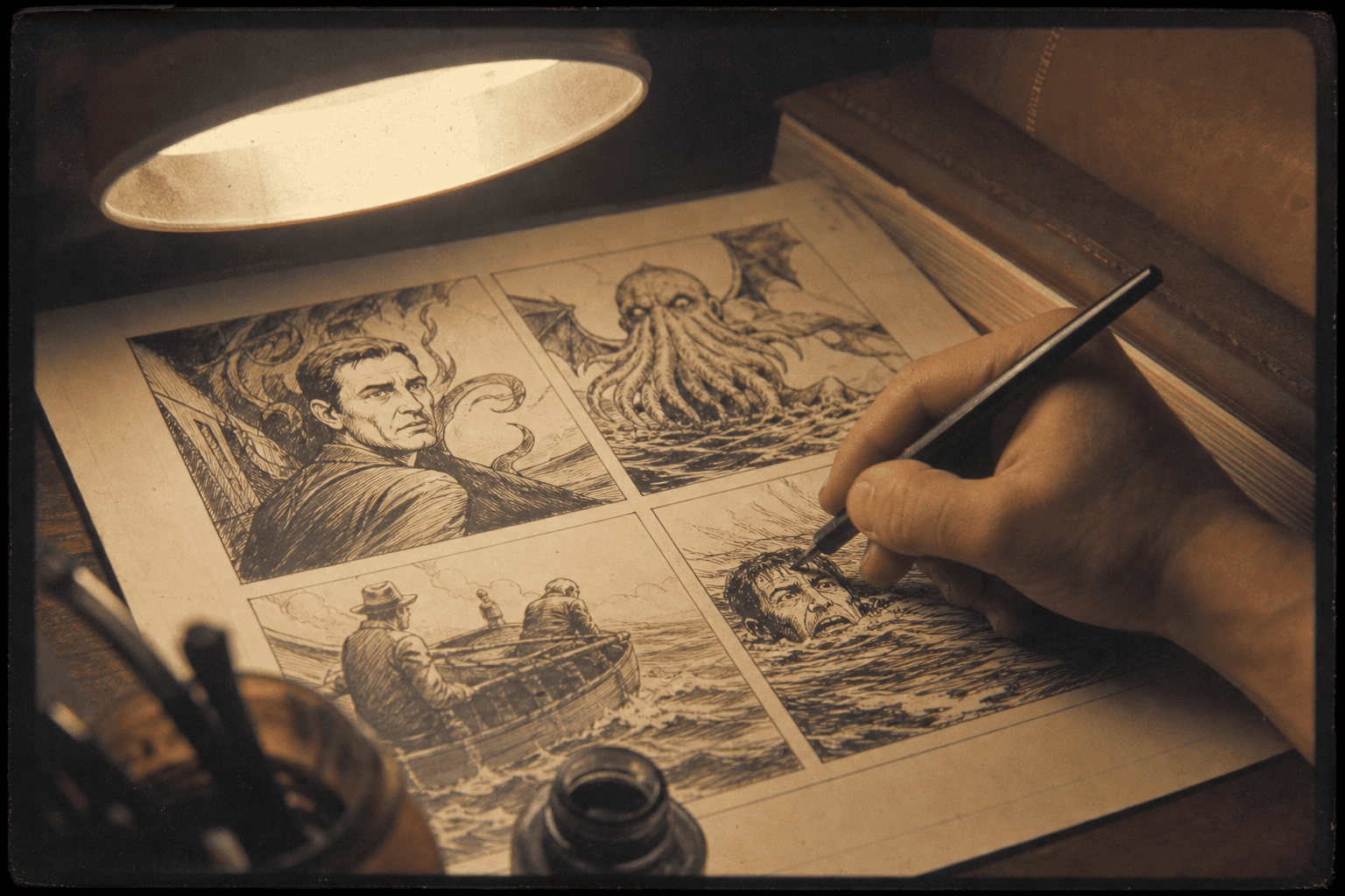 Lovecraft Comics & Graphic Novels - Evidence 2 — Miskatonic Expedition archive dossier