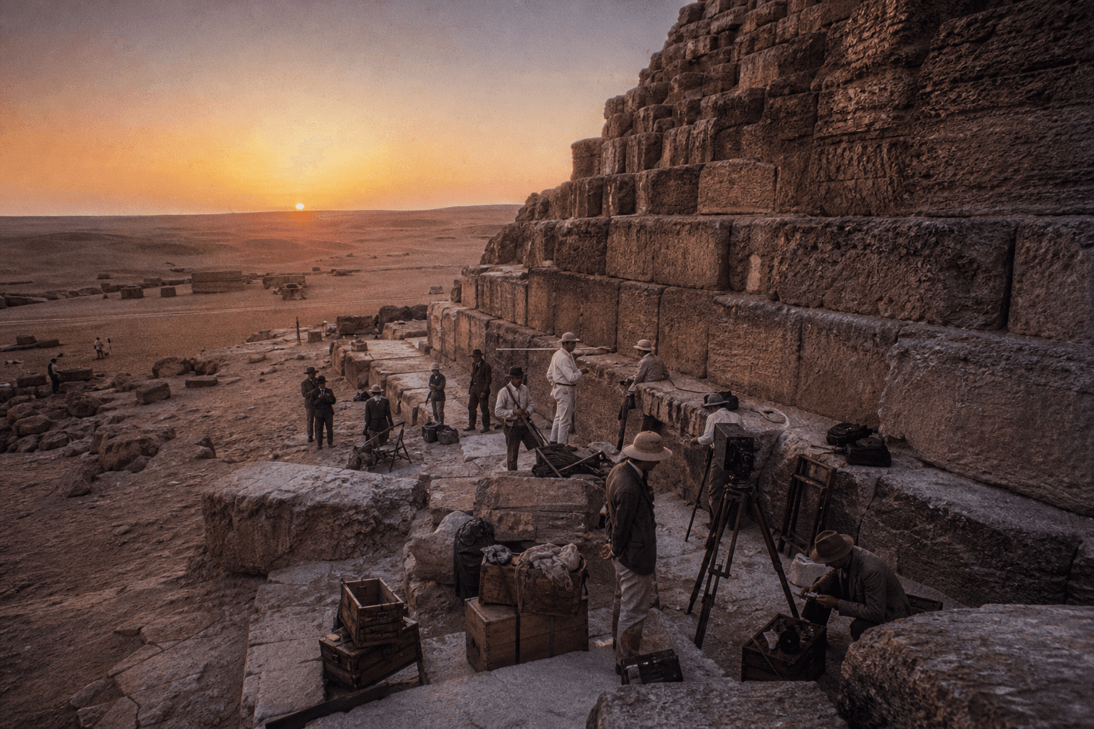 Under the Pyramids — Miskatonic Expedition archive dossier