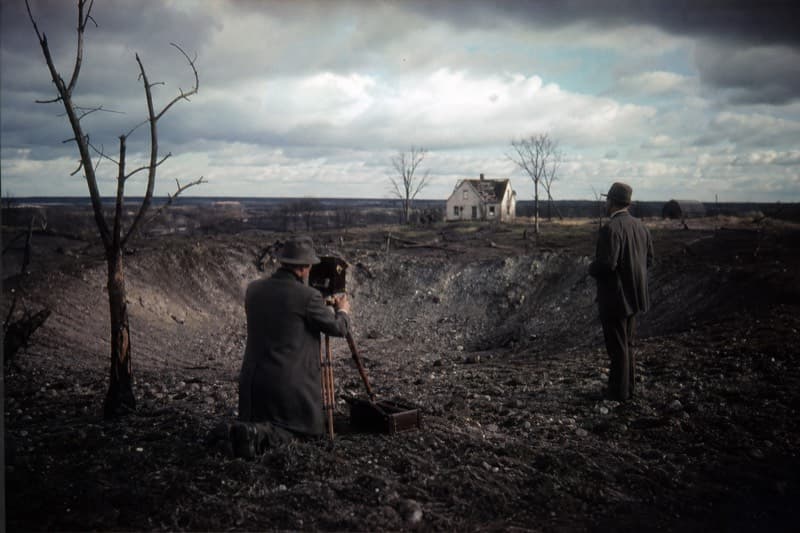 The Colour Falls at Arkham — chronology dossier photograph