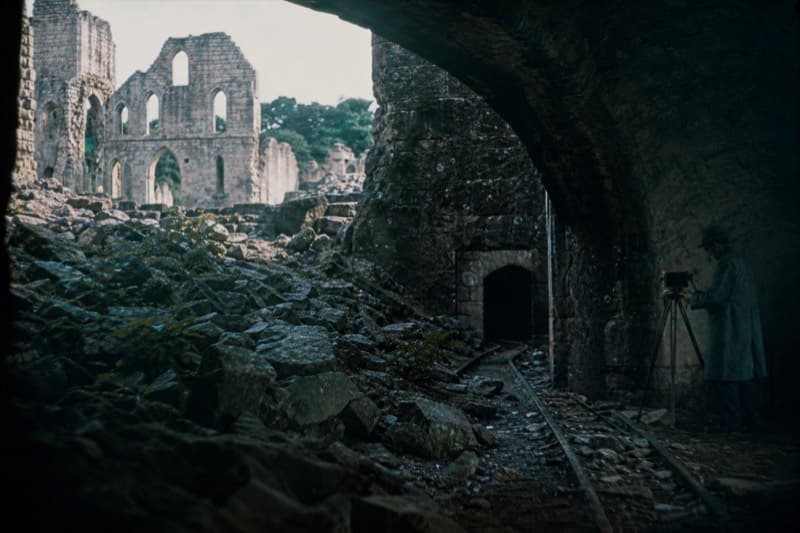 Exham Priory Destroyed — chronology dossier photograph