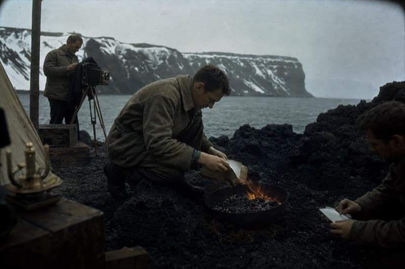 Curwen's Ashes Scattered — chronology dossier photograph