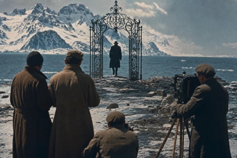 Carter Crosses the Gate — chronology dossier photograph